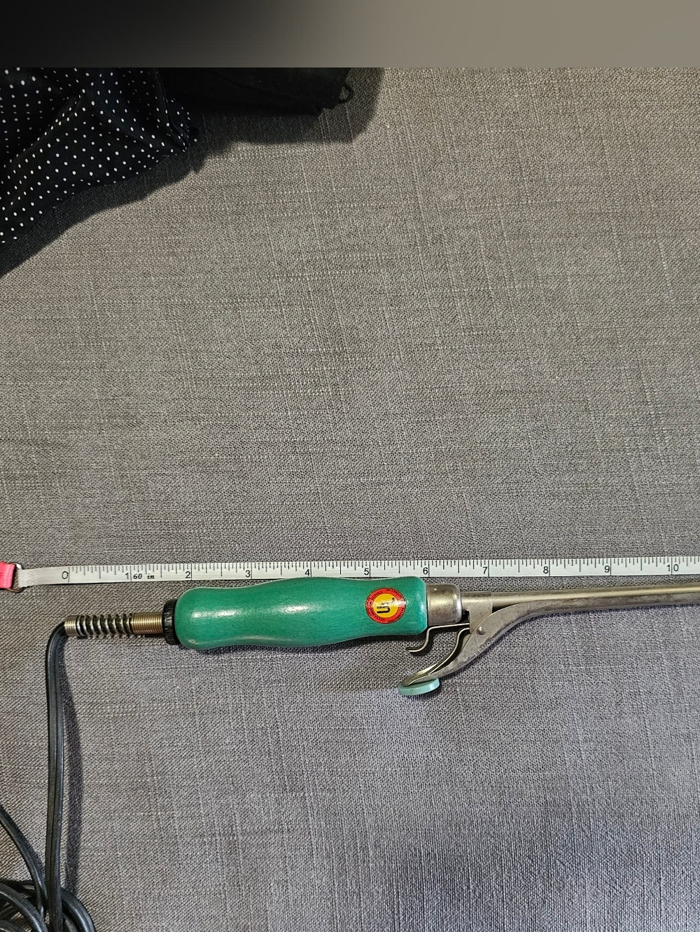 Vintage Green Handheld Curling Iron - Picture 5 of 5